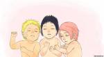 Маленькие Наруто,Сакура и Саске