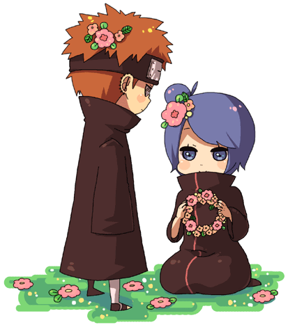 Яхико и Конан - Романтика с цветами