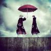 Сасори и Дейдара стоят под дождем