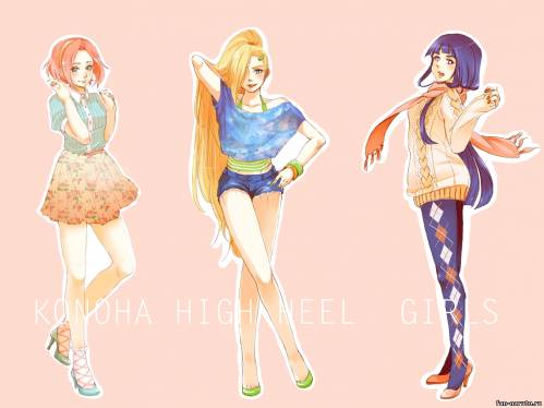 Konoha Higt Heel Girls