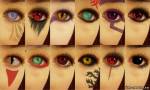 Глаза персонажей "Наруто"
