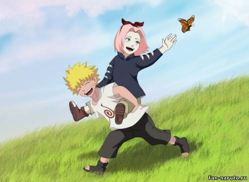 Naruto and Sakura